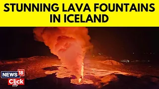 Iceland Volcano | Volcano Erupts Again | Watch: Lava Spews Into The Sky | N18V | News18
