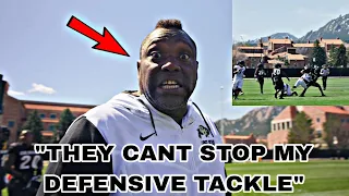 Warren Sapp Just Went CRAZY After Watching His Defensive Tackle DISRUPT Colorado Buffaloes' OL‼️