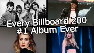 Every Billboard 200 #1 Album Ever (1963-2024)