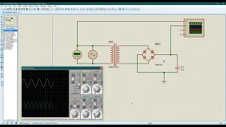 How to Simulate Bridge Rectifier with Capacitor Filter Circuit in Proteus 8