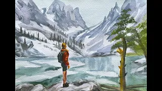 N810 水彩 风景 Watercolor Landscape 수채화 풍경
