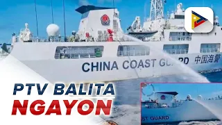 AFP, kinundena ang paggamit ng Chinese Coast Guard ng water canon sa mga sasakyang pandagat ng PCG m