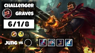 Graves vs Jarvan IV NA Challenger JUNGLE (6/1/8) - v11.24