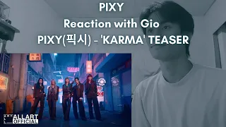 PIXY Reaction with Gio PIXY(픽시) - 'KARMA' TEASER