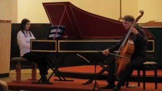 J.S. Bach Sonata for viola da gamba and harpsichord in D major BWV 1028 Andante