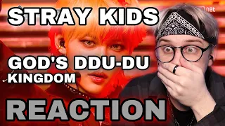 Stray Kids - Gods DDU-DU (BLACKPINK cover) Kingdom | РЕАКЦИЯ