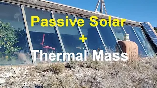 Earthship Uses Passive Solar + Thermal Mass