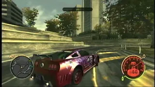 NFS Most Wanted (2005, Xbox) - Short Roundabout Mustang GT (Custom Made) Drifting!