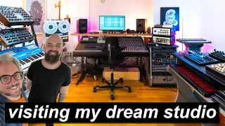 STUDIO TOUR of an AMAZING synth studio! // Summer of Synths