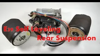 How to remove rear self leveling suspension airbags off BMW E39 540i 528i 525i Wagon