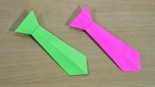 origami tie | paper tie | how to make paper tie