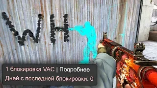 НАГЛЫЙ ЧИТЕР ПОЛУЧИЛ VAC BAN ПРЯМО В ИГРЕ - КАЛИБРОВКА В БЕСПЛАТНОЙ CS:GO