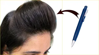 1 min front puff for thin hair/easiest way to make front puff