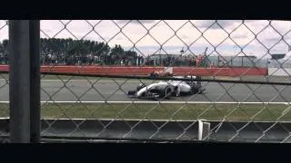 Raikkonen and Massa Crash - 2014 British GP