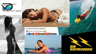 🌊🌊 Valentina Diaz Langdon Professional Bodyboarder Best of Compilation Big Waves Bodyboarding