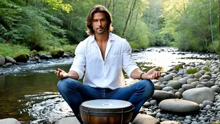 The magical sound of the drum relaxes  • Eliminates stress, anxiety and soothes the mind...