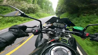 RIDING IN THE TWISTIES!! Kawasaki Z800