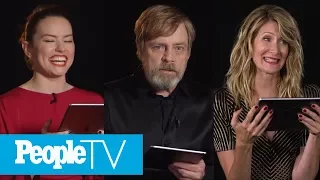 Kids Interview The 'Star Wars: The Last Jedi' Cast With Daisy Ridley, Mark Hamill & More | PeopleTV