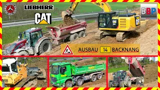 Liebherr PR 726, CAT 323F, Valtra, Mercedes - B 14, Backnang, 2024. #3 #liebherr #caterpillar