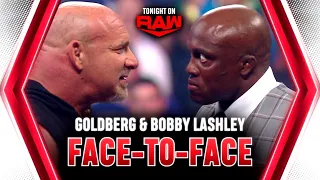 Goldberg & Bobby Lashley Face-To-Face ahead of the "Colossal Match" at SummerSlam (Full Segment)