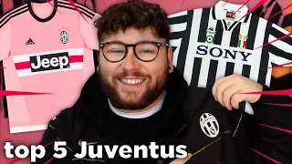 TOP 5 JUVENTUS SHIRTS OF ALL TIME!