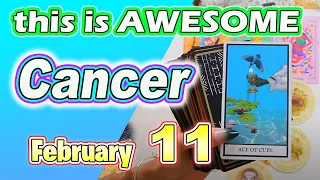 Cancer ♋️ AN EXCELLENT DAY 💙 CANCER horoscope for today FEBRUARY 11 2022 ♋️ CANCER DAILY HOROSCOPE