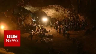 Thailand cave rescue: Children found ‘by smell’ - BBC News