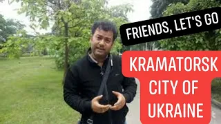 Ukraine Slovyansk To Kramatorsk City Tour By Bus | Beautiful City  Video 2021| Russian | The Sachin