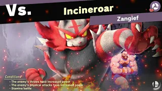 Super Smash Bros Ultimate World of Light: Incineroar vs Zangief