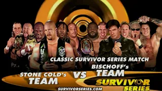 Team Bichoff vs Team Austin Classic Survivor Series Elimination Match Pt.1 Survivor Series 2003