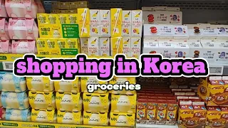 shopping in Korea vlog 🇰🇷 grocery food with prices