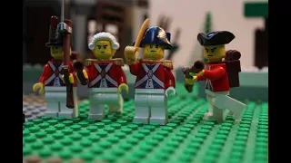 Battle of Lexington | American Revolution LEGO Stop Motion