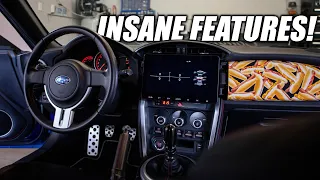 HUGE 10" Head Unit Install on The Karma BRZ! *CRAZY POWERFUL*