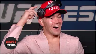 Colby Covington gets a call from President Trump after his victory vs. Tyron Woodley | ESPN MMA