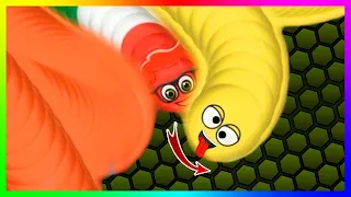 Wormate.io Pro Best Trolling Don't Mess With Tiny Best Insane Worm Wormateio Epic Funny Moments #22