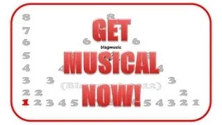 1 121 12321 Vocal Warm Up in C Major - Echauffement vocal (Get Musical Now)