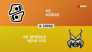 6. zápas semifinále play-off Košice – Spišská Nová Ves 4:1 (HIGHLIGHTY)
