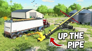 UP THE PIPE WE GO! | Edgewater INTERACTIVE | Farming Simulator 22 - Episode 9