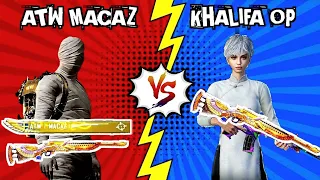 Atw Macaz VS Khalifa op 1 v 1 m24 challenge | pubg mobile