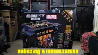 Arcade1Up Marvel vs. Capcom Head-to-Head Cocktail Arcade Table Unboxing & Installation