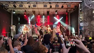 Crazy Lixx - Anthem For America @rockstagemalmo, Malmö Festivalen 13-08-22