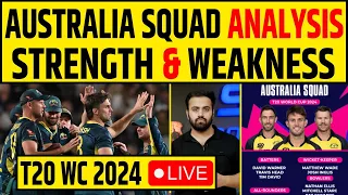 🔴AUSTRALIA WORLD CUP SQUAD ANALYSIS- MIGHTY TEAM- फिर जीतेंगे T20 WORLD CUP?