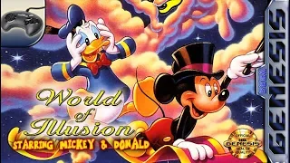 Longplay of World of Illusion Starring Mickey Mouse and Donald Duck