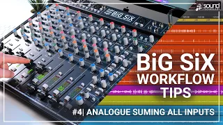 SSL BiG SiX Workflow Tips #4 | Analogue Summing All Inputs | Using EXT Inputs to sum all 16 channels
