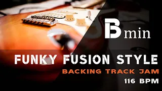 Funky Fusion Style Backing Track/Guitar Jam in B minor [A Secret Path]