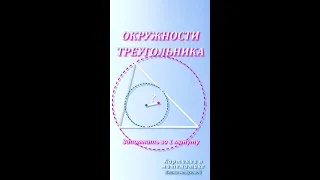 Окружности) треугольника ✧  Запомнить за 1 мин!