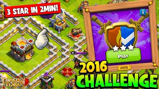 How to beat 10th anniversary 2016 challenge in clash of clans | Coc 2016 challenge