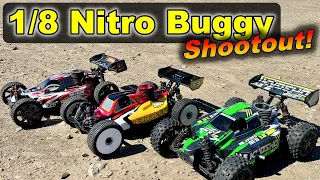 Best RC buggy nitro car? - 1/8 Nitro Buggy Shootout!