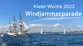 Kieler Woche 2022: Windjammerparade mit "Gorch Fock"