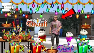 GTA 5 : Franklin And Shinchan Shopping For Diwali Celebration With Pinchan in GTA 5 ! JSS GAMER